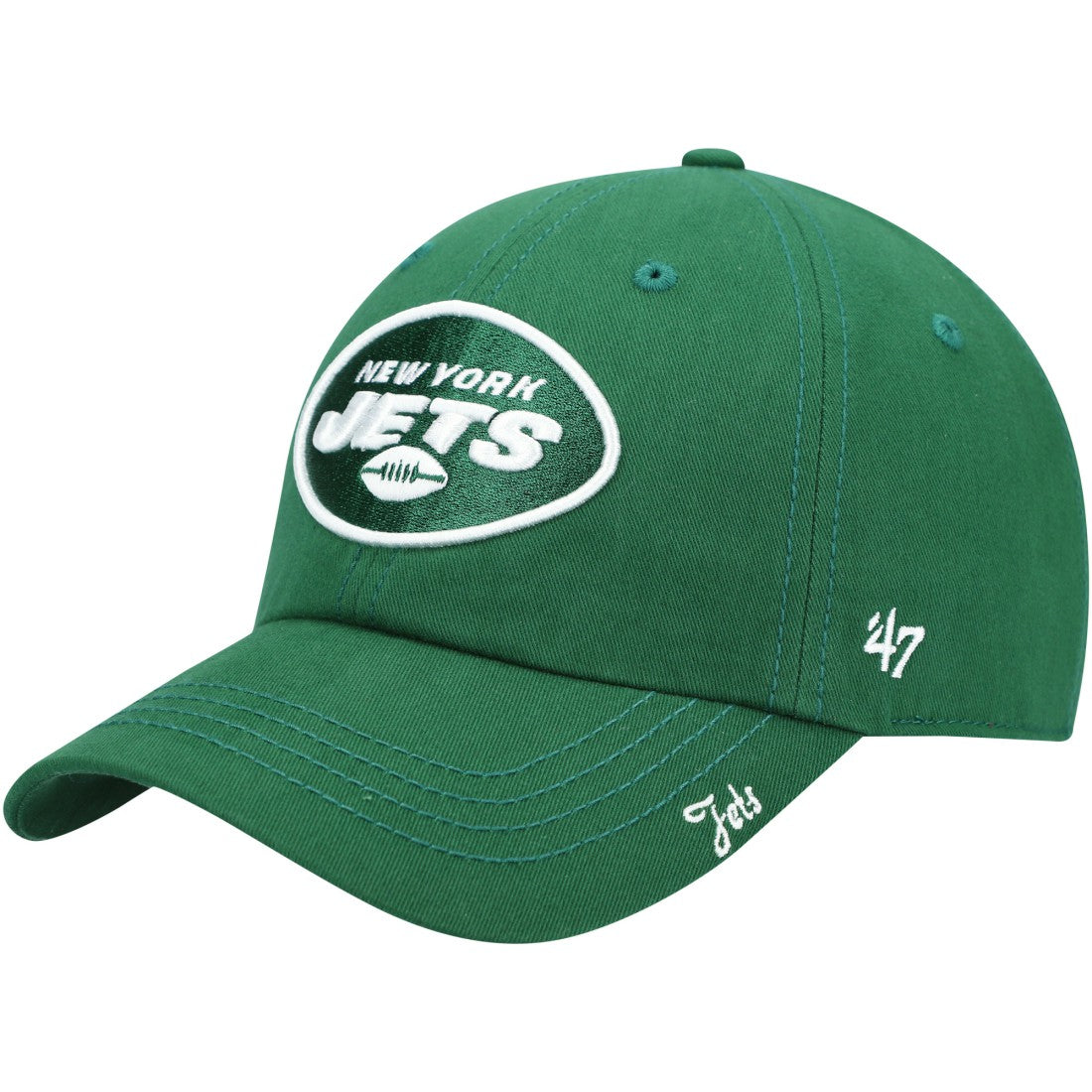 New York Jets '47 Women's Miata Clean Up Primary Adjustable Hat Green - 47 brand