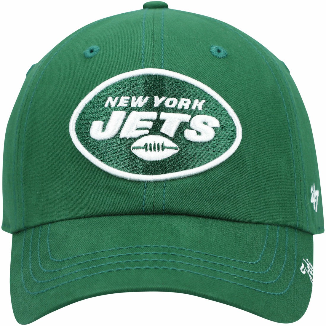 New York Jets '47 Women's Miata Clean Up Primary Adjustable Hat Green - 47 brand
