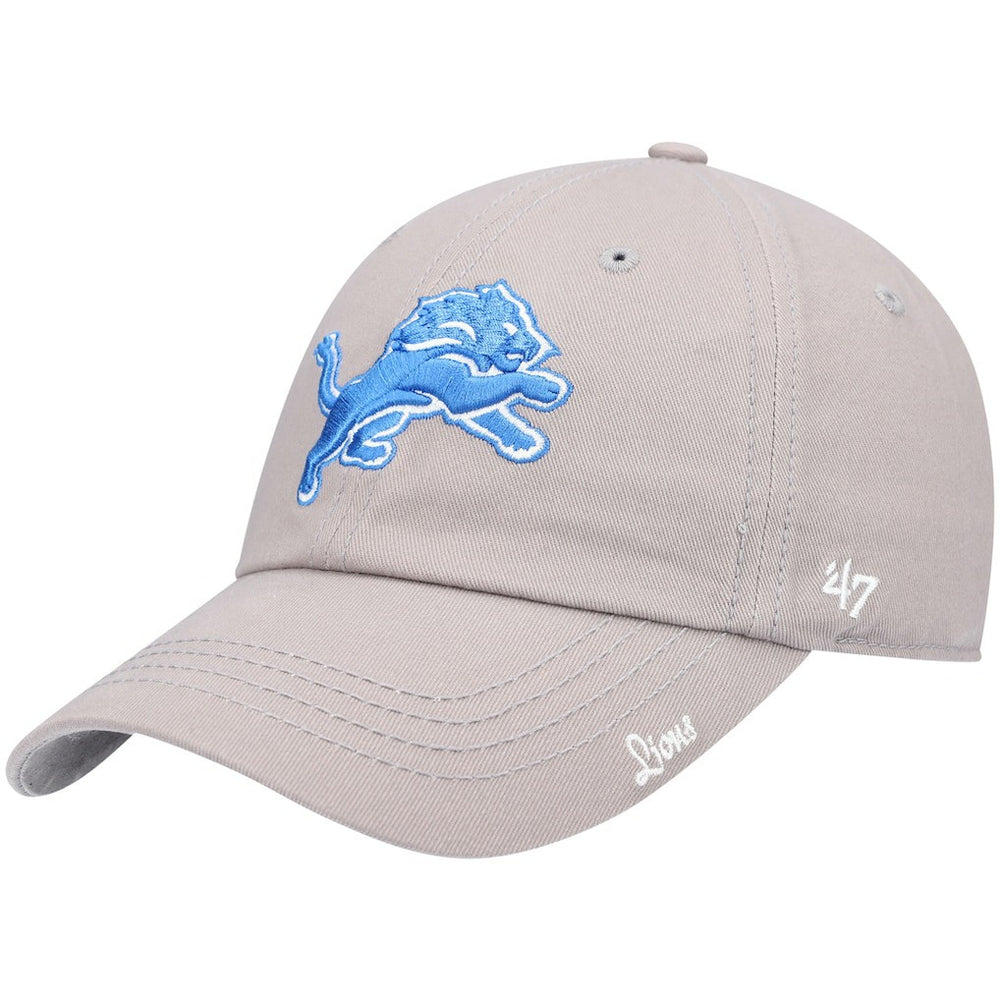 Detroit Lions '47 Women's Miata Clean Up Primary Adjustable Hat Silver - 47 brand