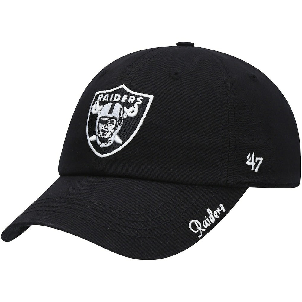 Las Vegas Raiders '47 Women's Miata Clean Up Primary Adjustable Hat Black - 47 brand