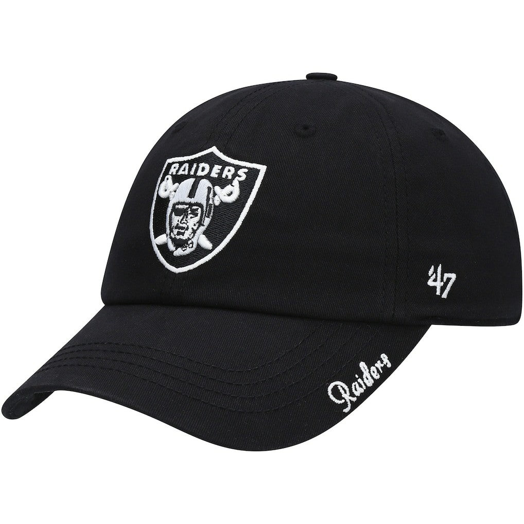 Las Vegas Raiders '47 Women's Miata Clean Up Primary Adjustable Hat Black - 47 brand