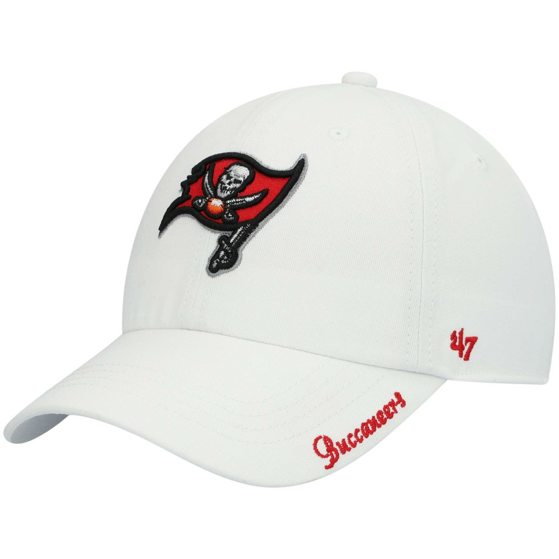 Tampa Bay Buccaneers '47 Women's Miata Clean Up Logo Adjustable Hat White - 47 brand