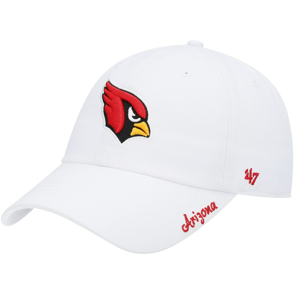 Arizona Cardinals '47 Women's Miata Clean Up Logo Adjustable Hat White - 47 brand