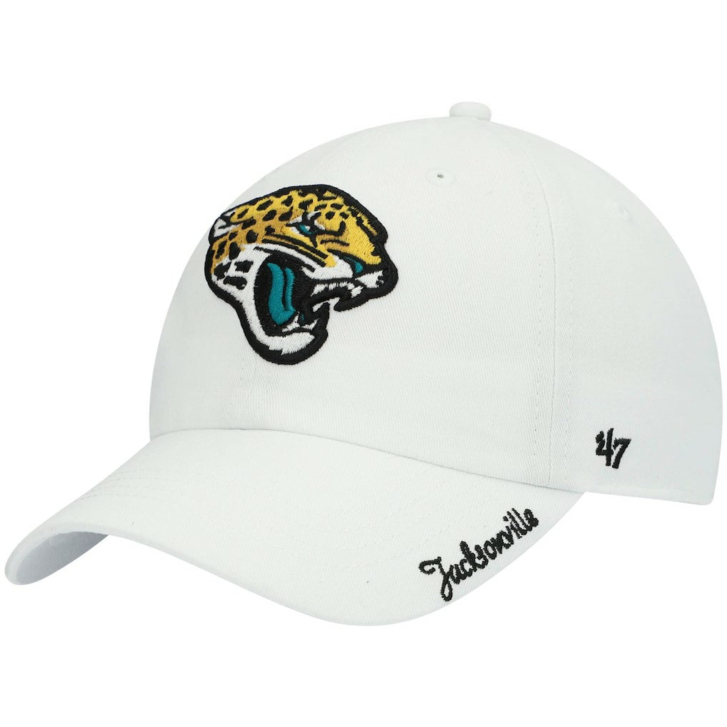 Jacksonville Jaguars '47 Women's Miata Clean Up Logo Adjustable Hat White - 47 brand