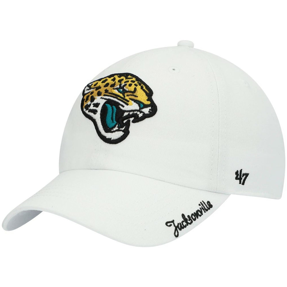 Jacksonville Jaguars '47 Women's Miata Clean Up Logo Adjustable Hat White - 47 brand