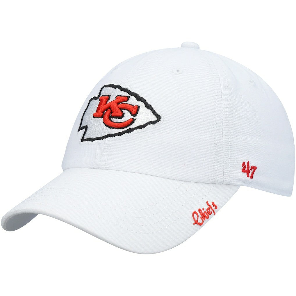 Kansas City Chiefs '47 Women's Miata Clean Up Logo Adjustable Hat White - 47 brand