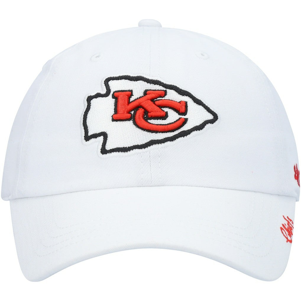 Kansas City Chiefs '47 Women's Miata Clean Up Logo Adjustable Hat White - 47 brand