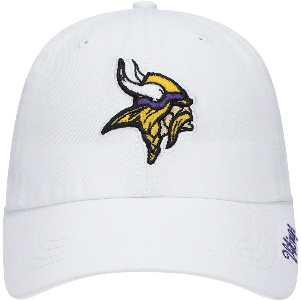 Minnesota Vikings '47 Women's Miata Clean Up Logo Adjustable Hat White - 47 brand