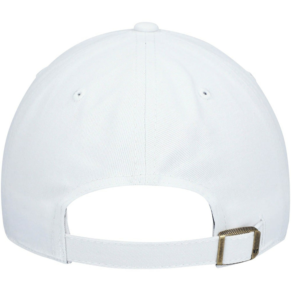 New England Patriots '47 Women's Miata Clean Up Logo Adjustable Hat White - 47 brand