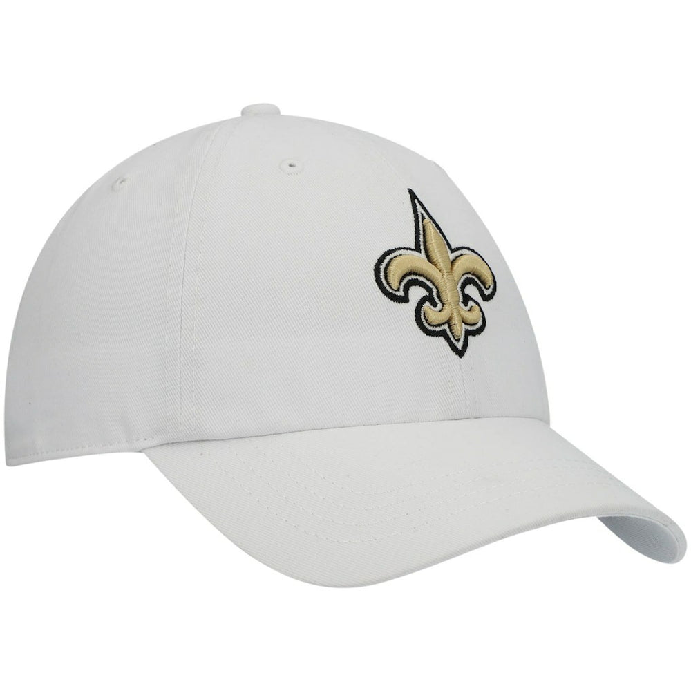 New Orleans Saints '47 Women's Miata Clean Up Logo Adjustable Hat White - 47 brand