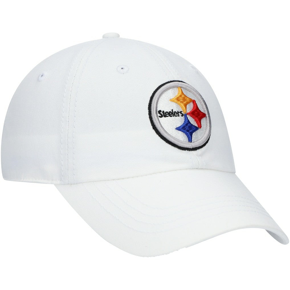 Pittsburgh Steelers '47 Women's Miata Clean Up Logo Adjustable Hat White - 47 brand