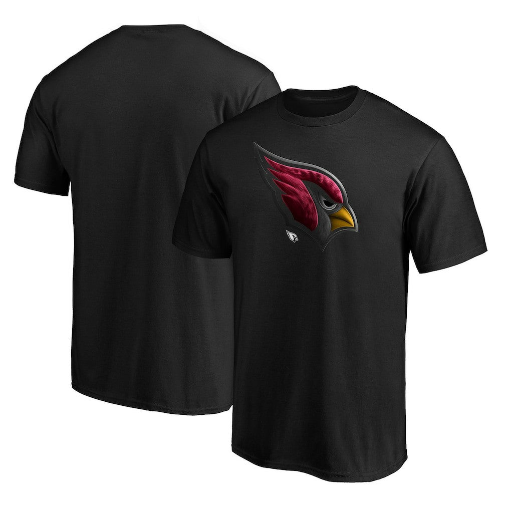Arizona Cardinals Midnight Mascot Team Logo T-Shirt Black - NFL
