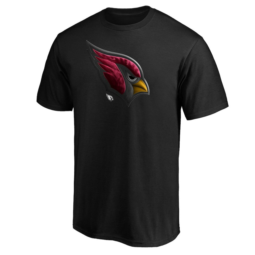 Arizona Cardinals Midnight Mascot Team Logo T-Shirt Black - NFL