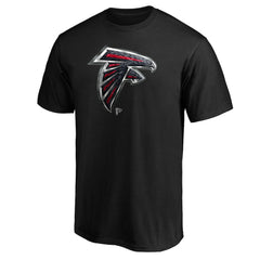 Atlanta Falcons Midnight Mascot Team Logo T-Shirt Black - NFL