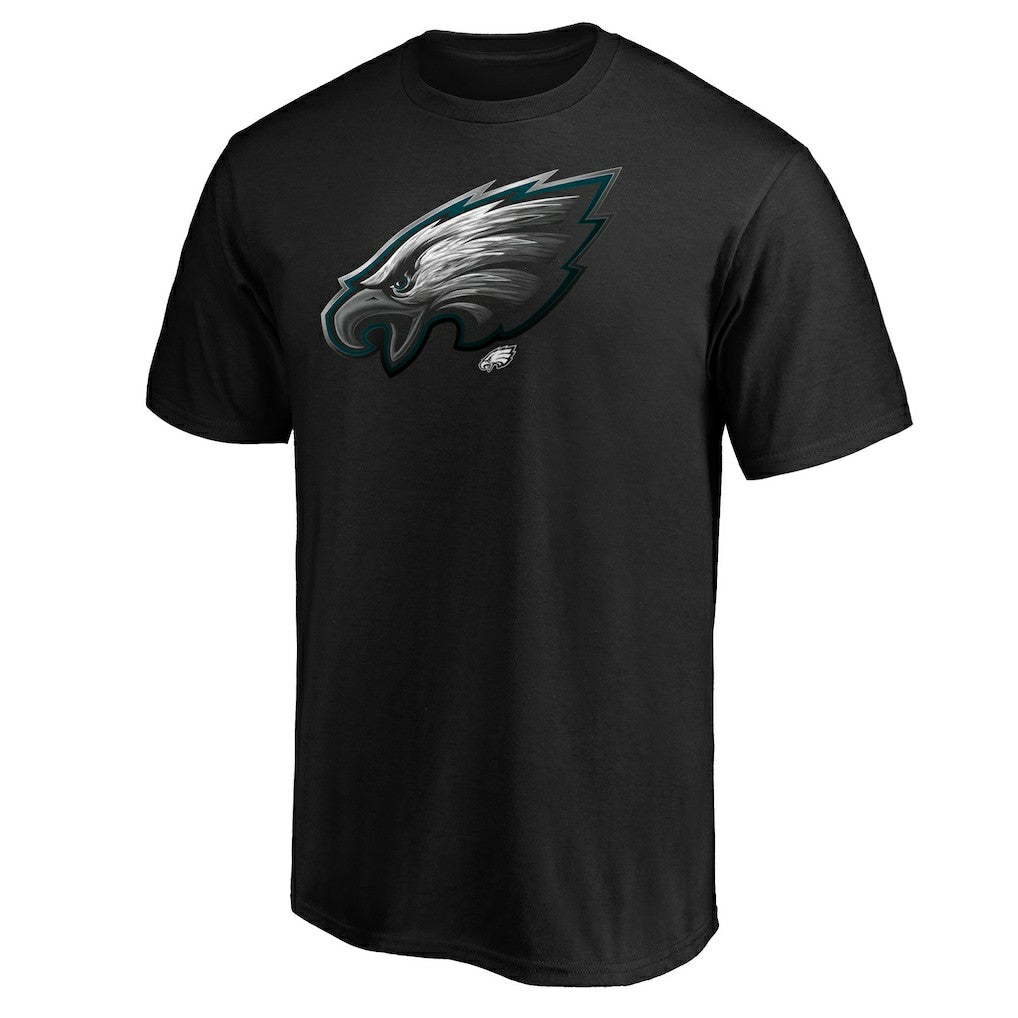 Philadelphia Eagles Midnight Mascot Team Logo T-Shirt Black - NFL