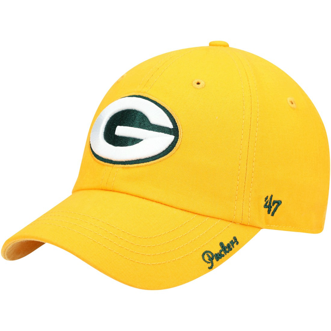 Green Bay Packers '47 Women's Miata Clean Up Secondary Adjustable Hat Gold - 47 brand