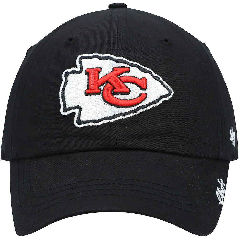 Kansas City Chiefs '47 Women's Miata Clean Up Secondary Adjustable Hat Black - 47 brand