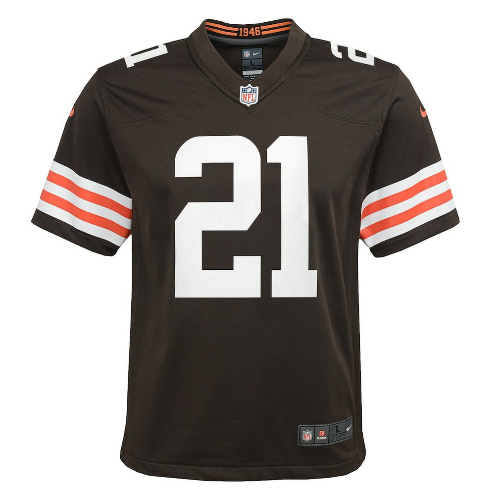 Denzel Ward Cleveland Browns Youth Game Jersey Brown - Nike