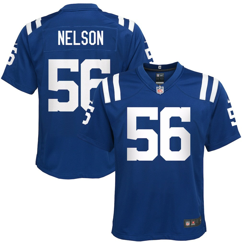 Quenton Nelson Indianapolis Colts Youth Game Jersey Royal - Nike