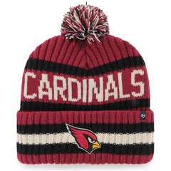 Arizona Cardinals '47 Bering Cuffed Knit Hat with Pom Cardinal - 47 brand