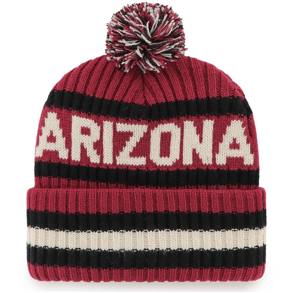 Arizona Cardinals '47 Bering Cuffed Knit Hat with Pom Cardinal - 47 brand