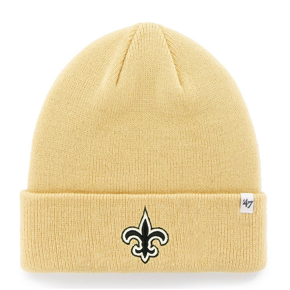 New Orleans Saints '47 Secondary Basic Cuffed Knit Hat Gold - 47 brand
