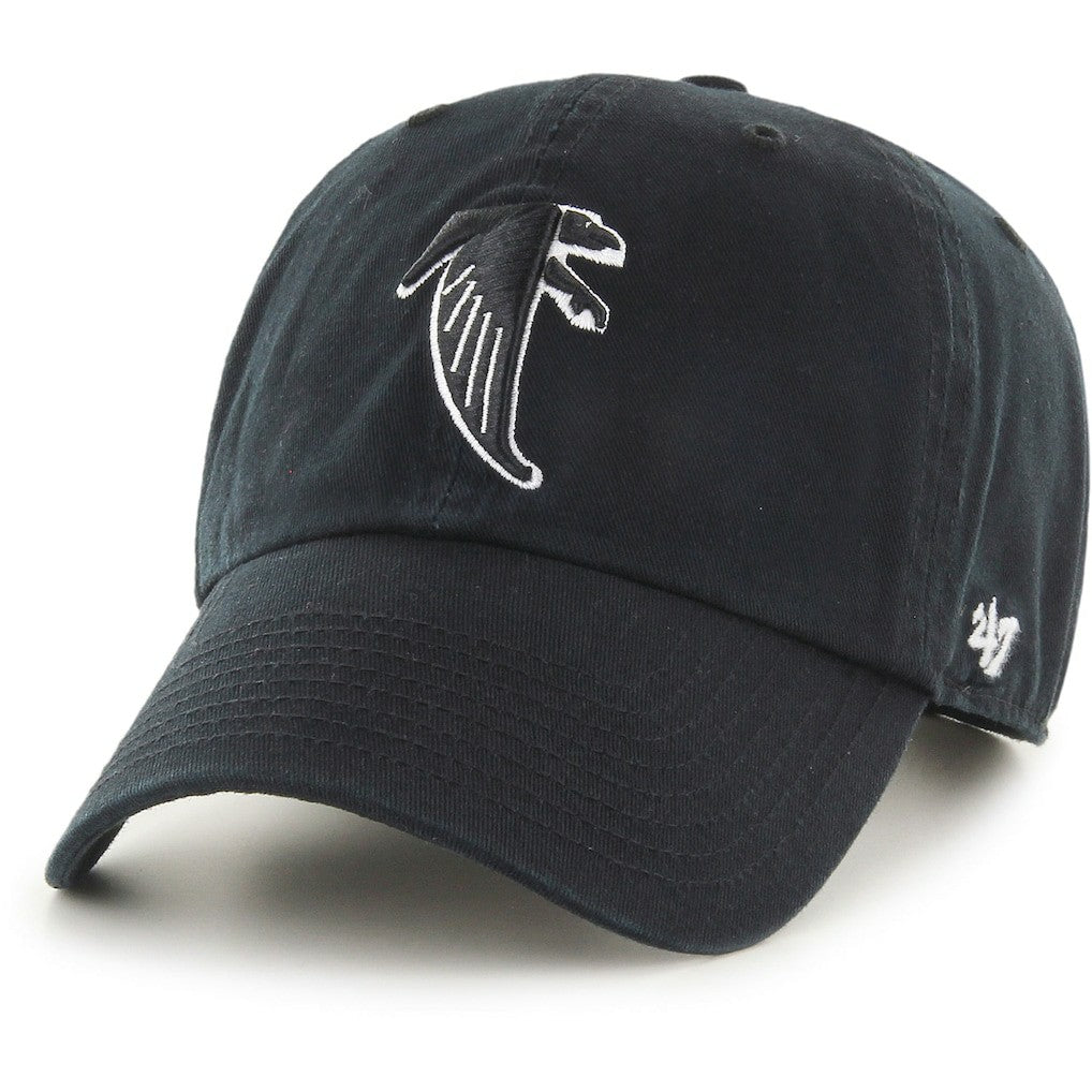 Atlanta Falcons '47 Clean Up Adjustable Hat Black - 47 brand