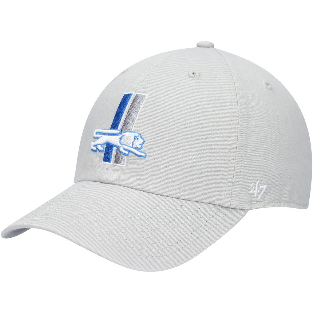 Detroit Lions '47 Clean Up Adjustable Hat Gray - 47 brand