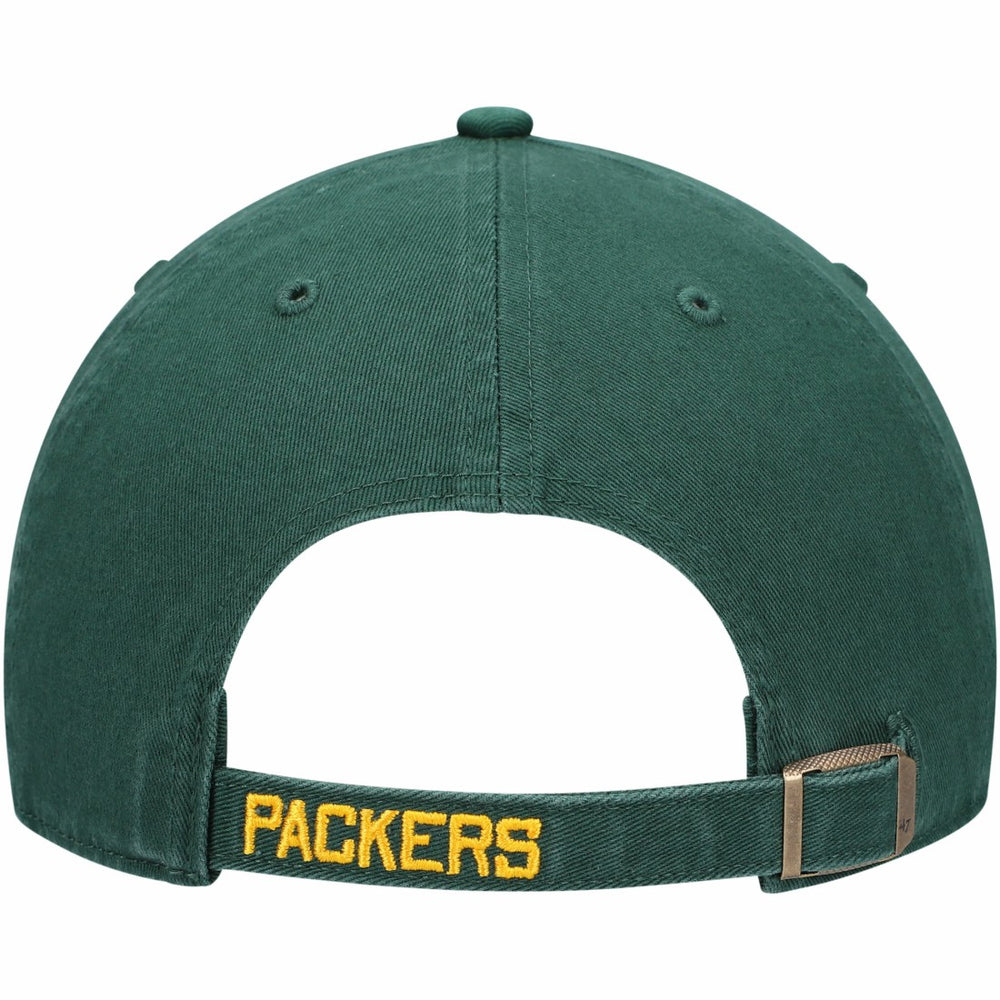 Green Bay Packers '47 Clean Up Adjustable Hat Green - 47 brand