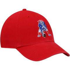 New England Patriots '47 Clean Up Adjustable Hat Red - 47 brand