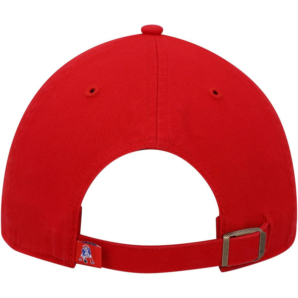 New England Patriots '47 Clean Up Adjustable Hat Red - 47 brand