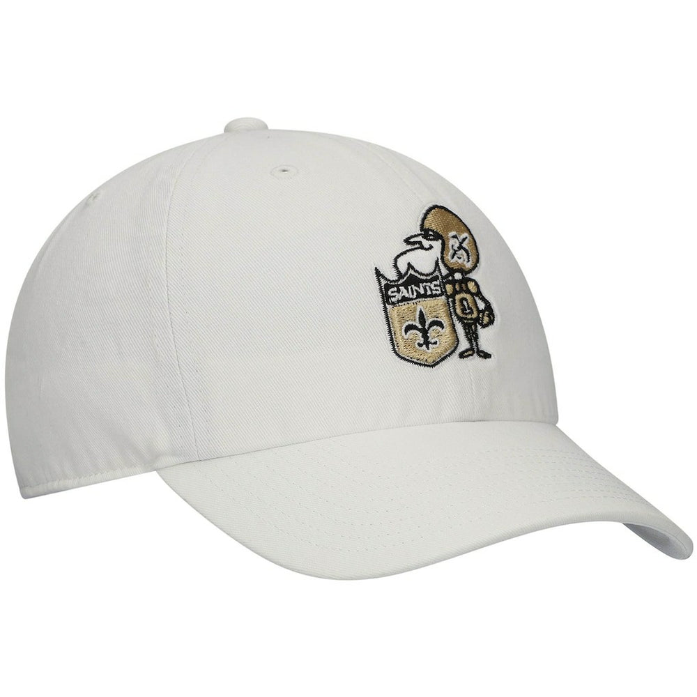 New Orleans Saints '47 Clean Up Adjustable Hat White - 47 brand