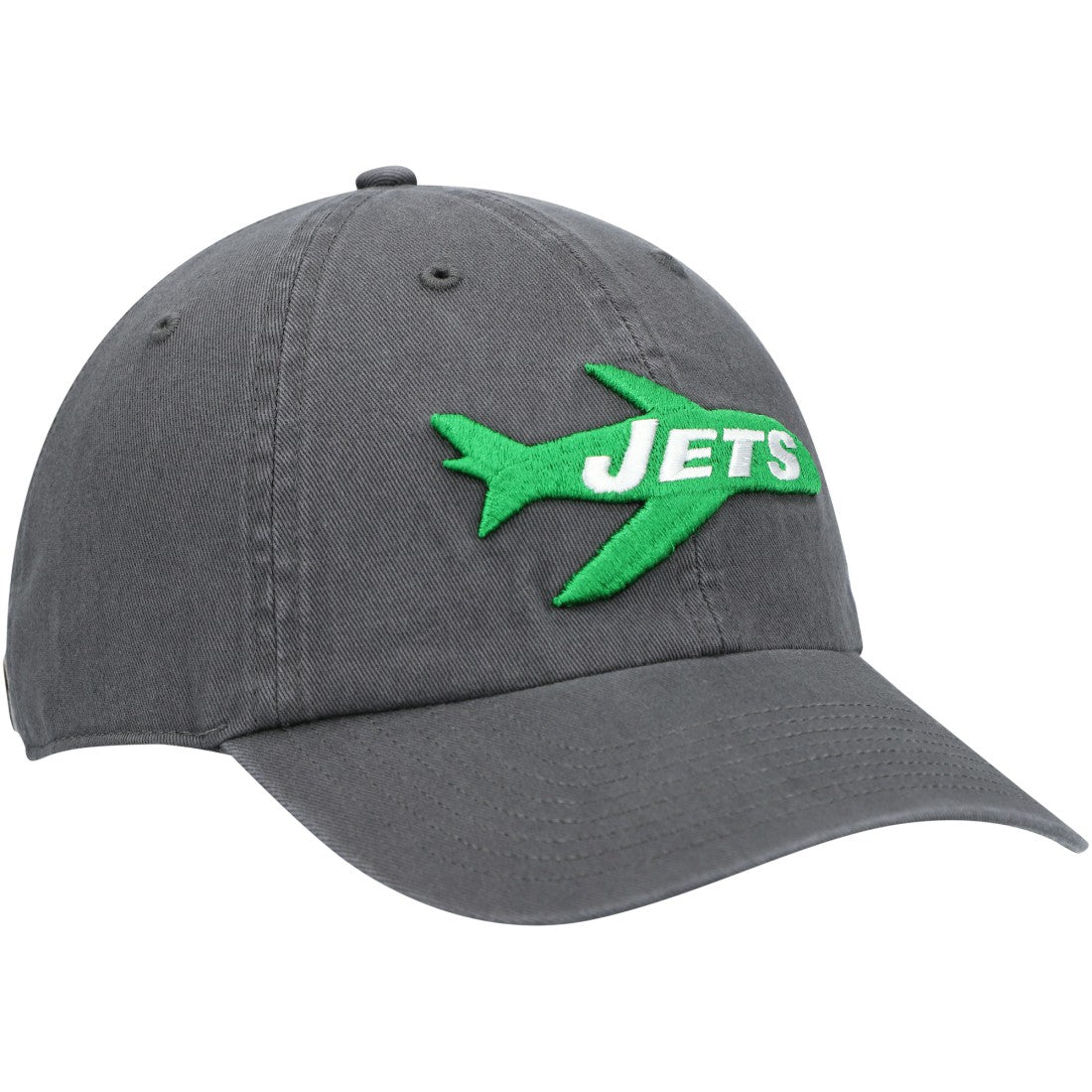 New York Jets '47 Clean Up Adjustable Hat Charcoal - 47 brand