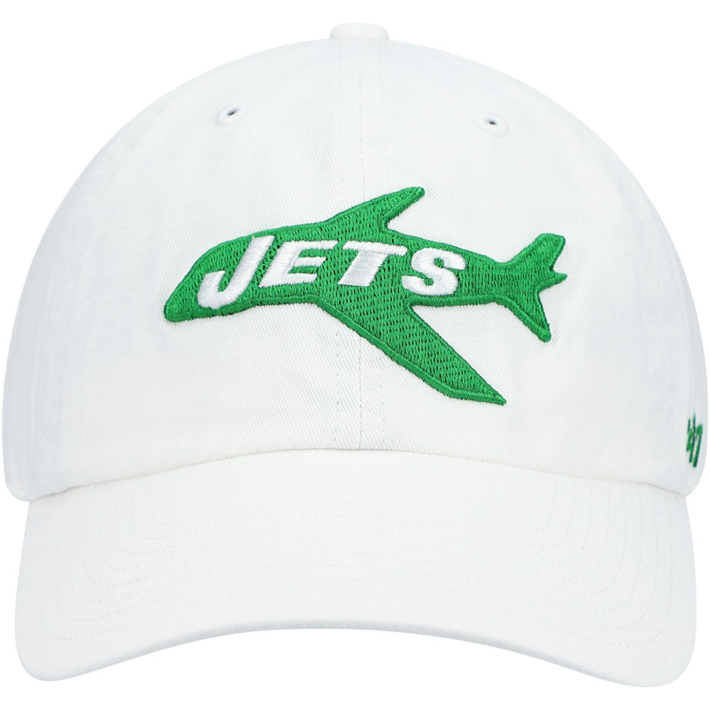 New York Jets '47 Clean Up Adjustable Hat White - 47 brand