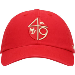 San Francisco 49ers '47 Clean Up Adjustable Hat Scarlet - 47 brand