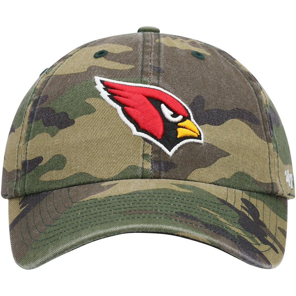 Arizona Cardinals '47 Woodland Clean Up Adjustable Hat Camo - 47 brand