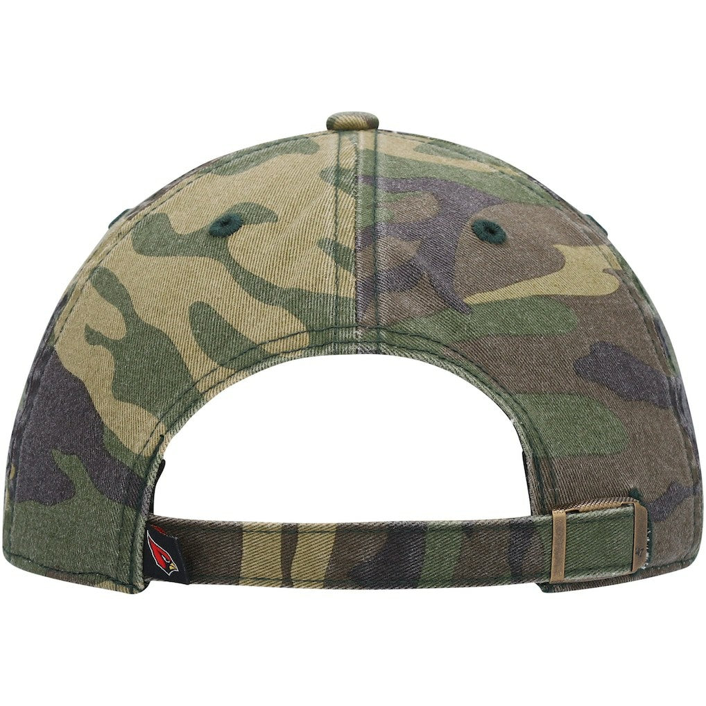 Arizona Cardinals '47 Woodland Clean Up Adjustable Hat Camo - 47 brand