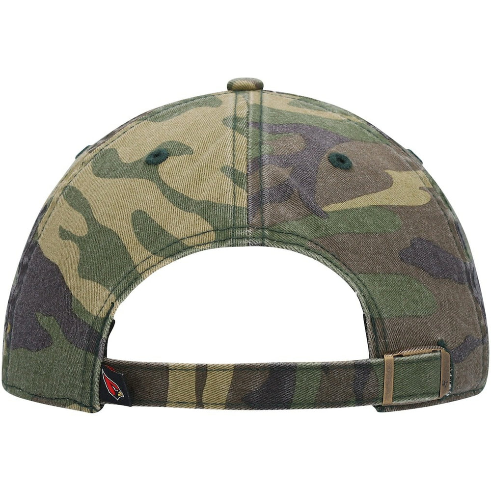 Arizona Cardinals '47 Woodland Clean Up Adjustable Hat Camo - 47 brand