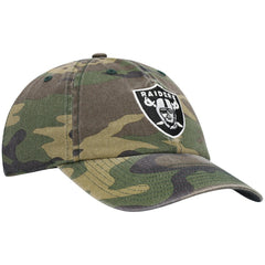 Las Vegas Raiders '47 Woodland Clean Up Adjustable Hat Camo - 47 brand