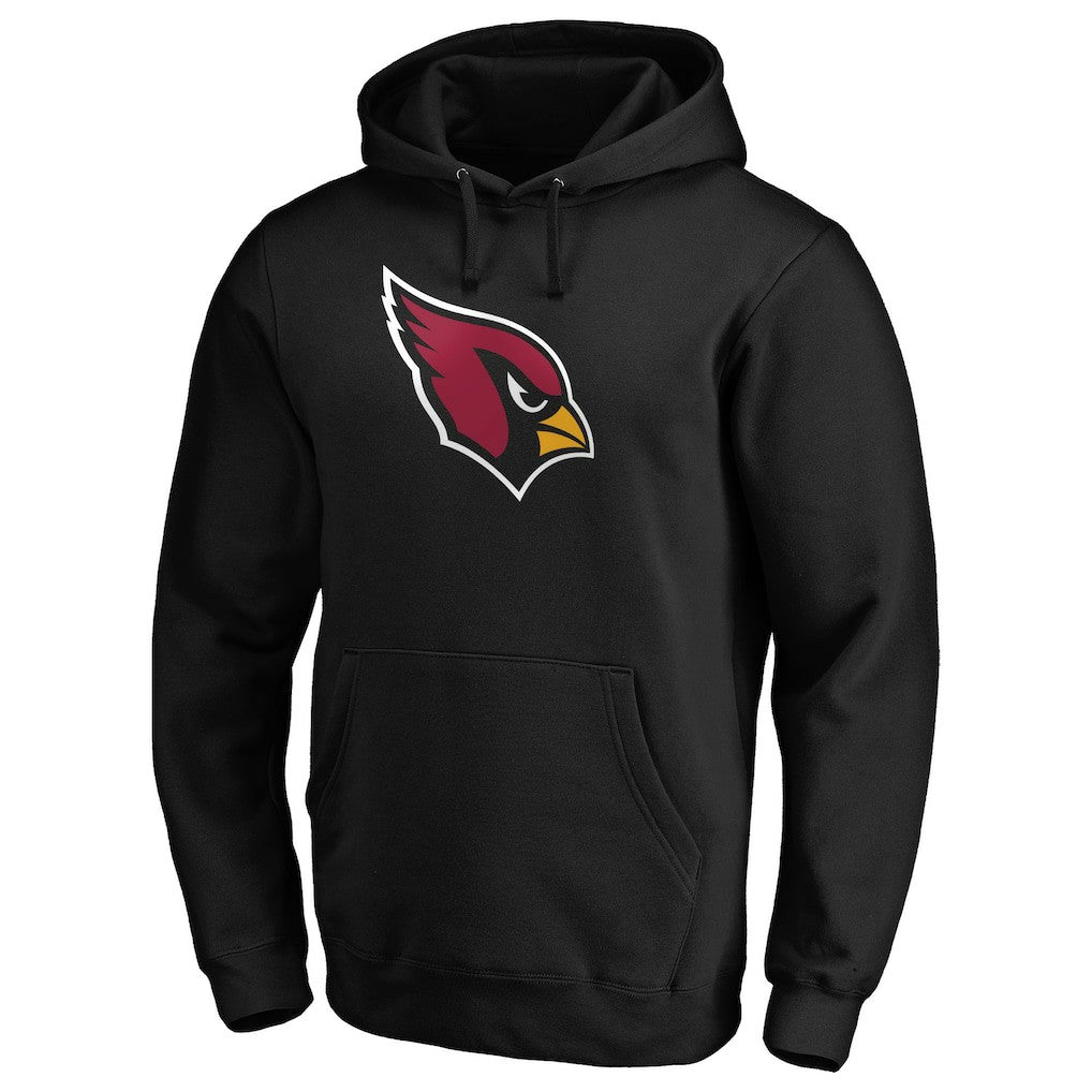 Arizona Cardinals Primary Logo Fitted Pullover Hoodie Black - NFL