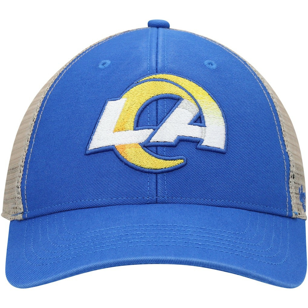Los Angeles Rams '47 Flagship Logo MVP Snapback Hat Royal/Natural - 47 brand