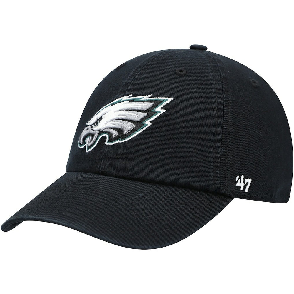 Philadelphia Eagles '47 Secondary Clean Up Adjustable Hat Black - 47 brand
