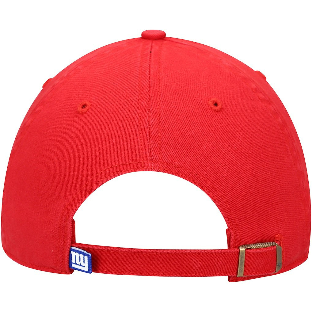 New York Giants '47 Secondary Clean Up Adjustable Hat Red - 47 brand