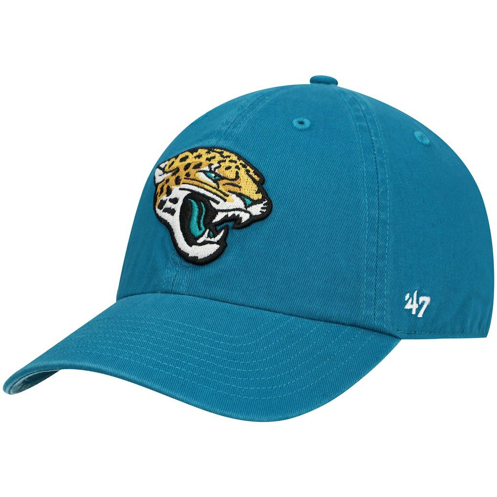 Jacksonville Jaguars '47 Secondary Clean Up Adjustable Hat Teal - 47 brand