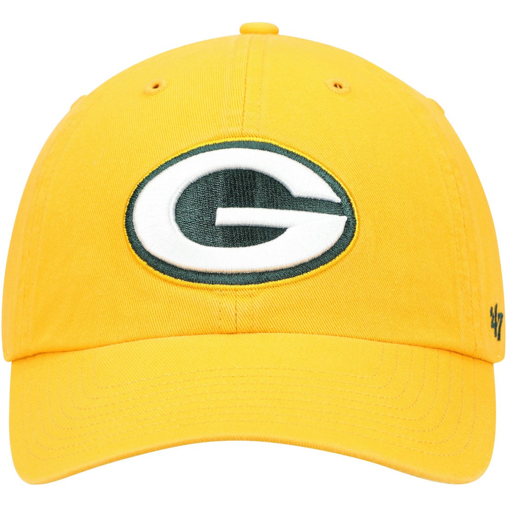 Green Bay Packers '47 Secondary Clean Up Adjustable Hat Gold - 47 brand