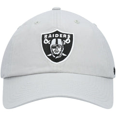Las Vegas Raiders '47 Secondary Clean Up Adjustable Hat Gray - 47 brand