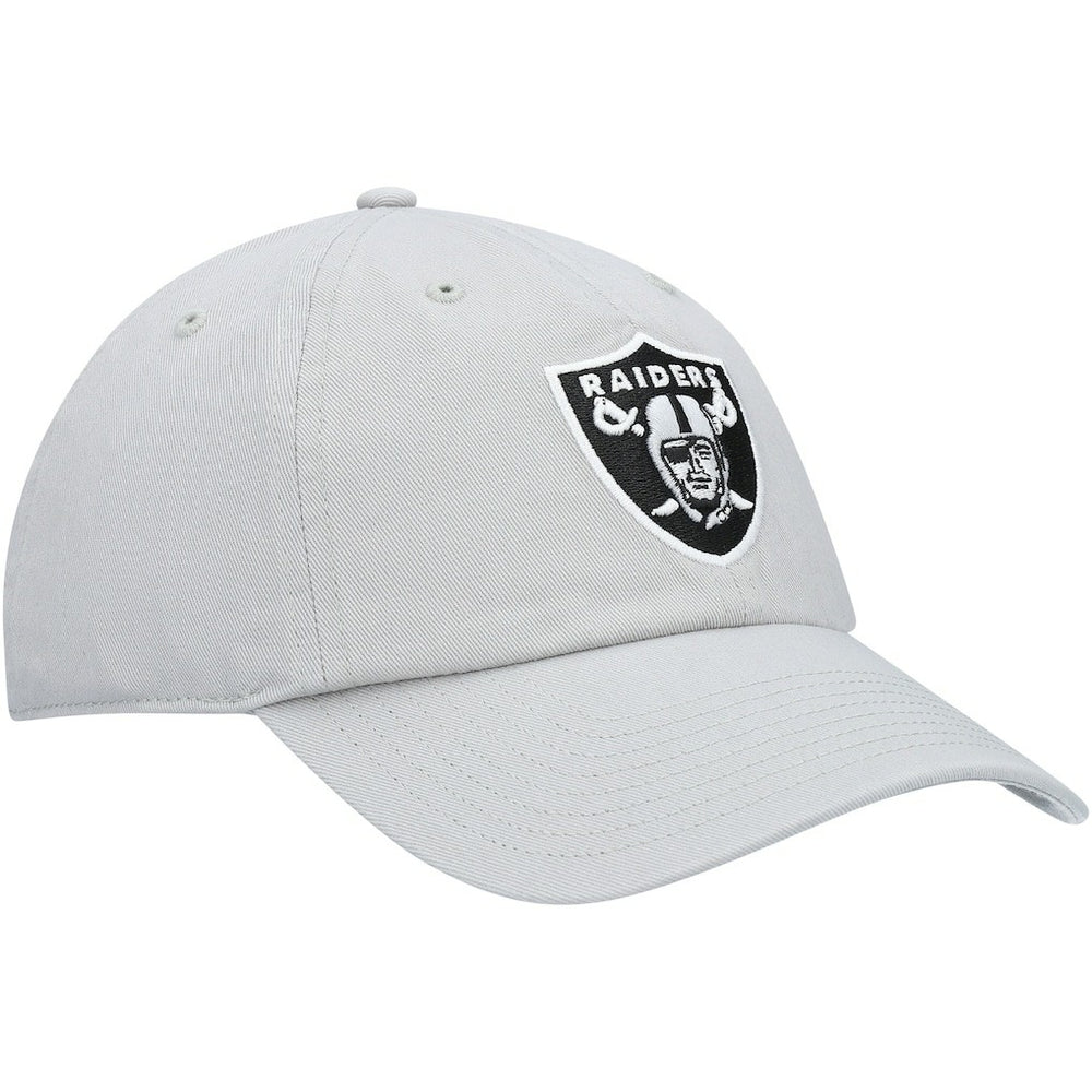 Las Vegas Raiders '47 Secondary Clean Up Adjustable Hat Gray - 47 brand