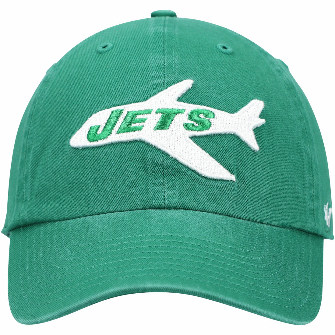 New York Jets '47 Clean Up Adjustable Hat Kelly Green - 47 brand