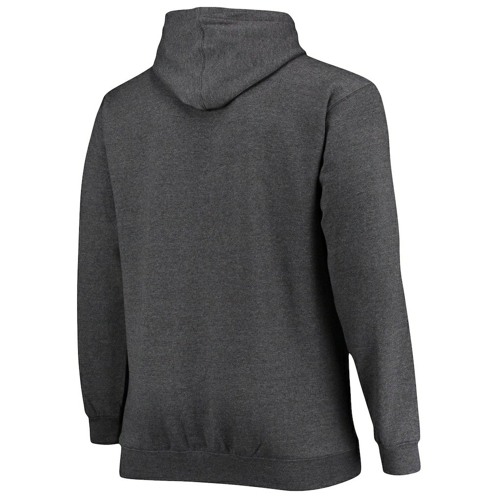 New Orleans Saints Big & Tall Practice Pullover Hoodie Heathered Charcoal - Fanatics