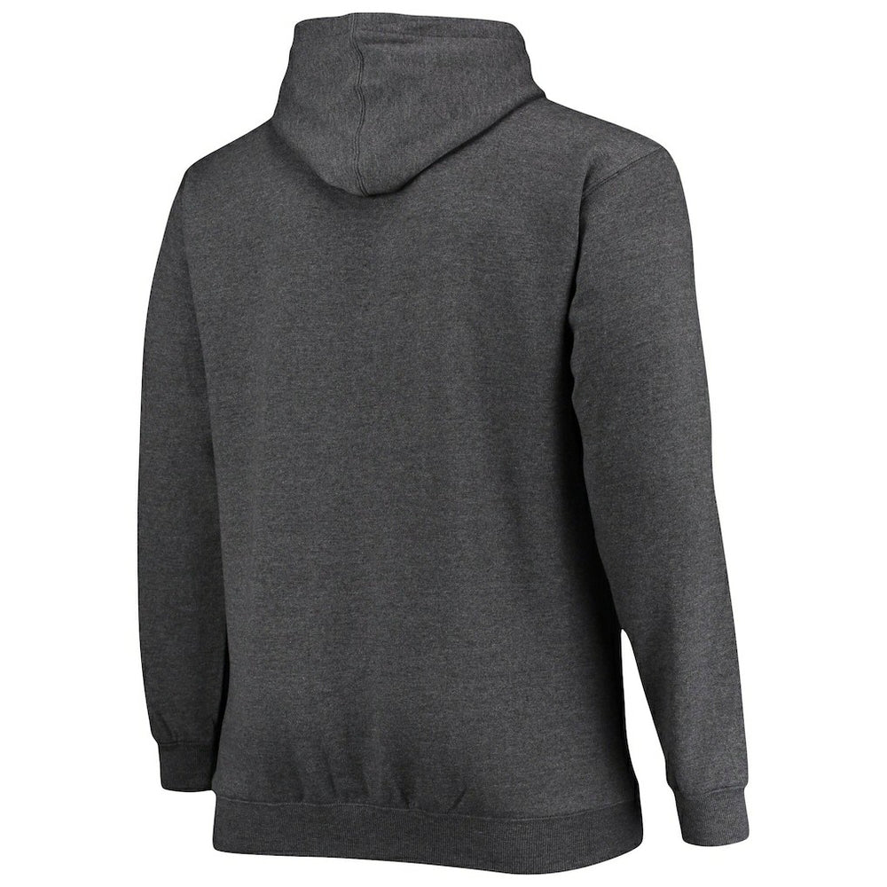 New Orleans Saints Big & Tall Practice Pullover Hoodie Heathered Charcoal - Fanatics
